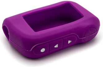 Чехол для брелка А63/А93 фиолетовый силикон